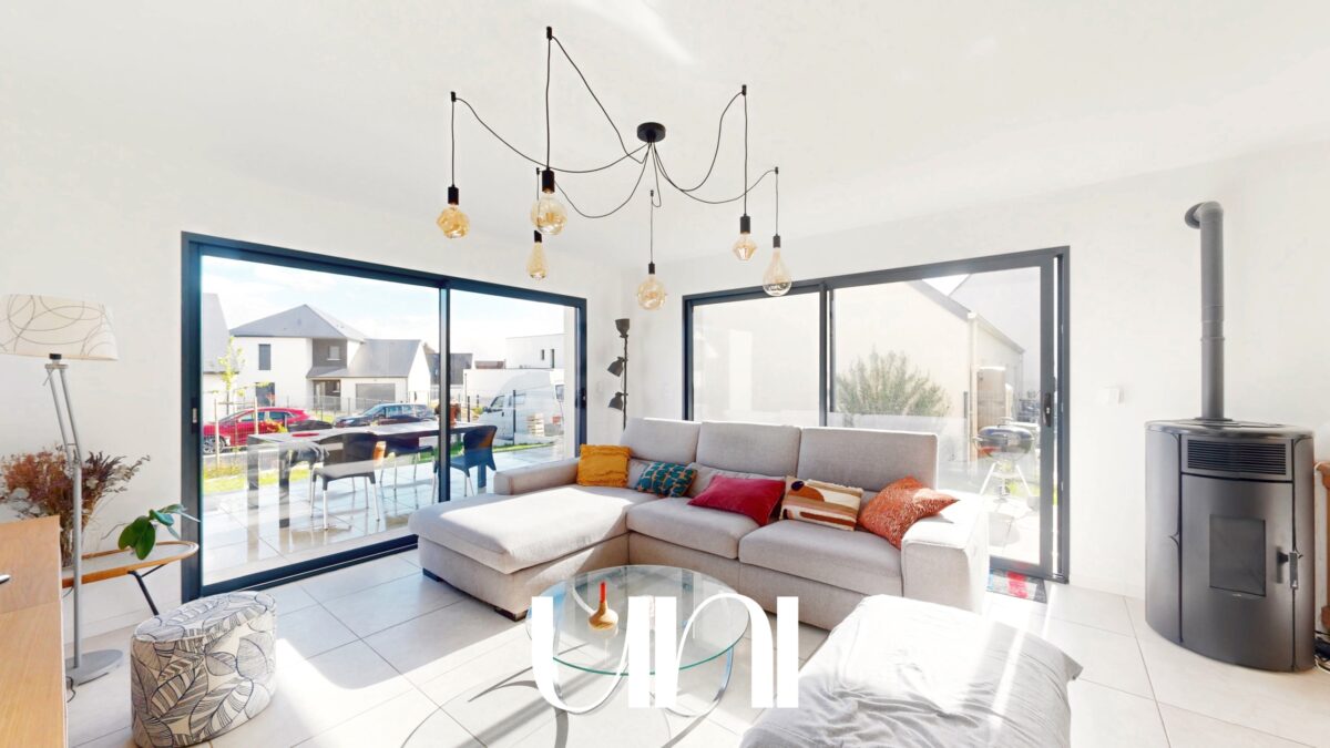 Maison 4 pièces de 125,30 m2 avec garage - Bénouville