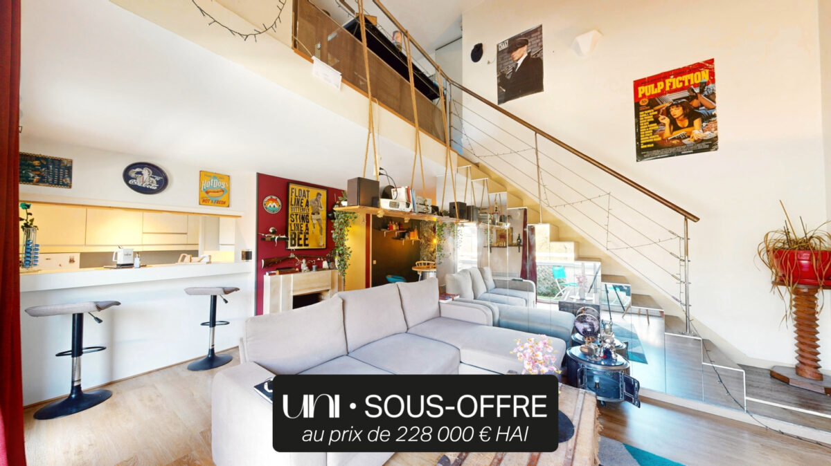 Superbe duplex T2 de 59m2