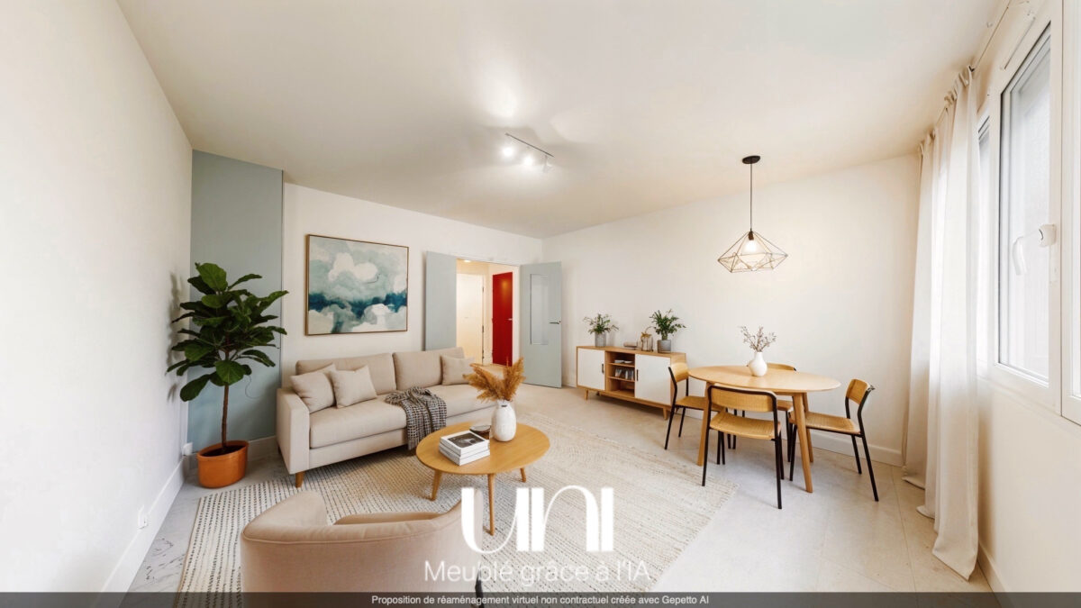Appartement T2 48,46m2 - Caen rive droite