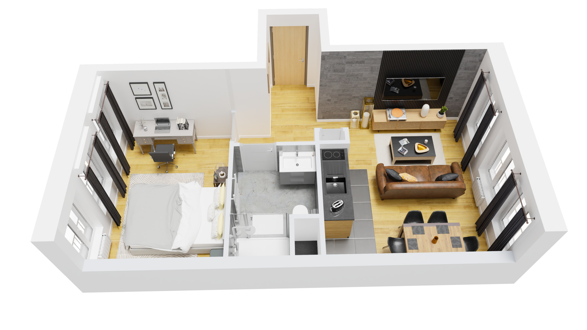 Appartement T2 33,14 - GAMBETTA