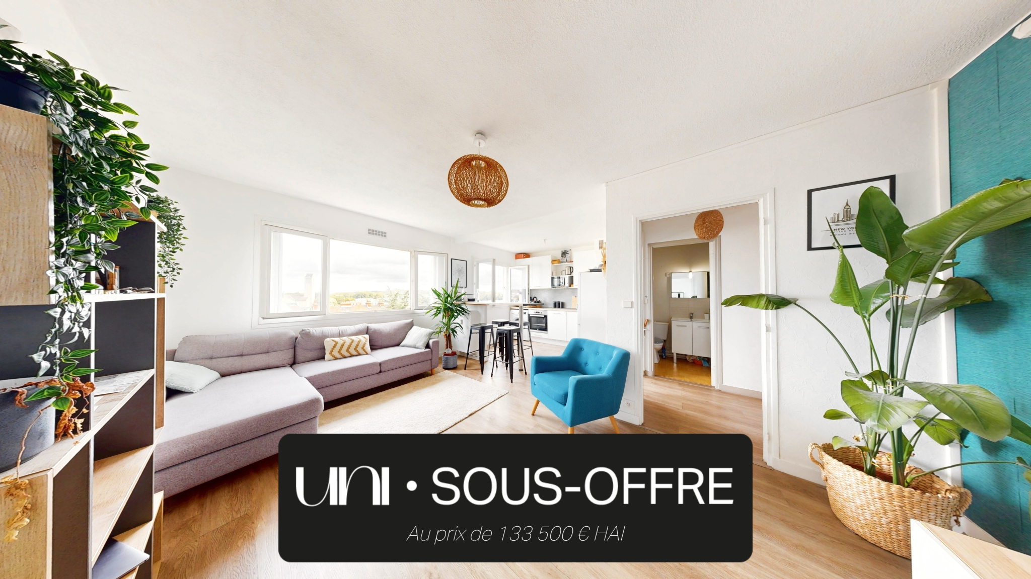 Appartement T2 - 43m2 - MONDEVILLE