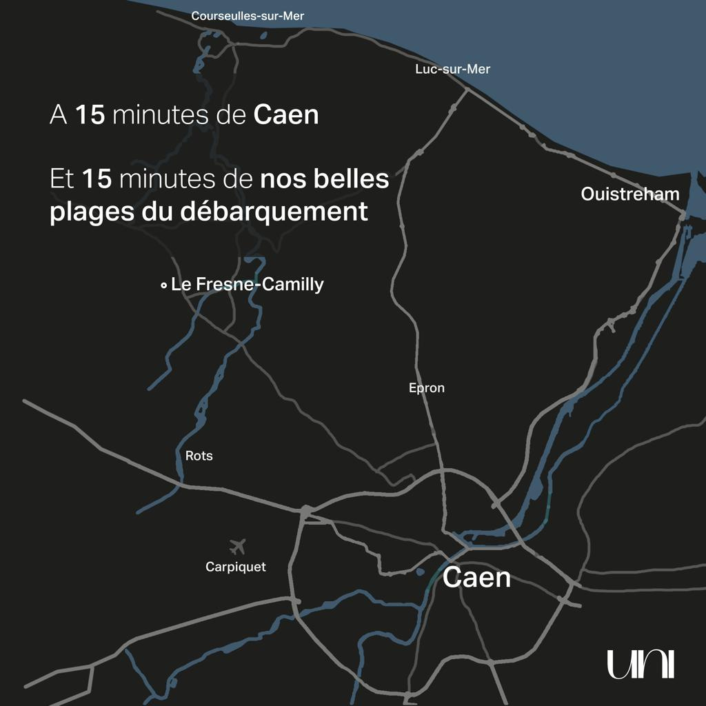 Terrain à vendre - Le-Fresne-Camilly