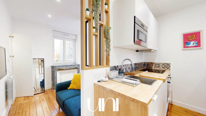 Appartement T1 de 19m2 refait à neuf