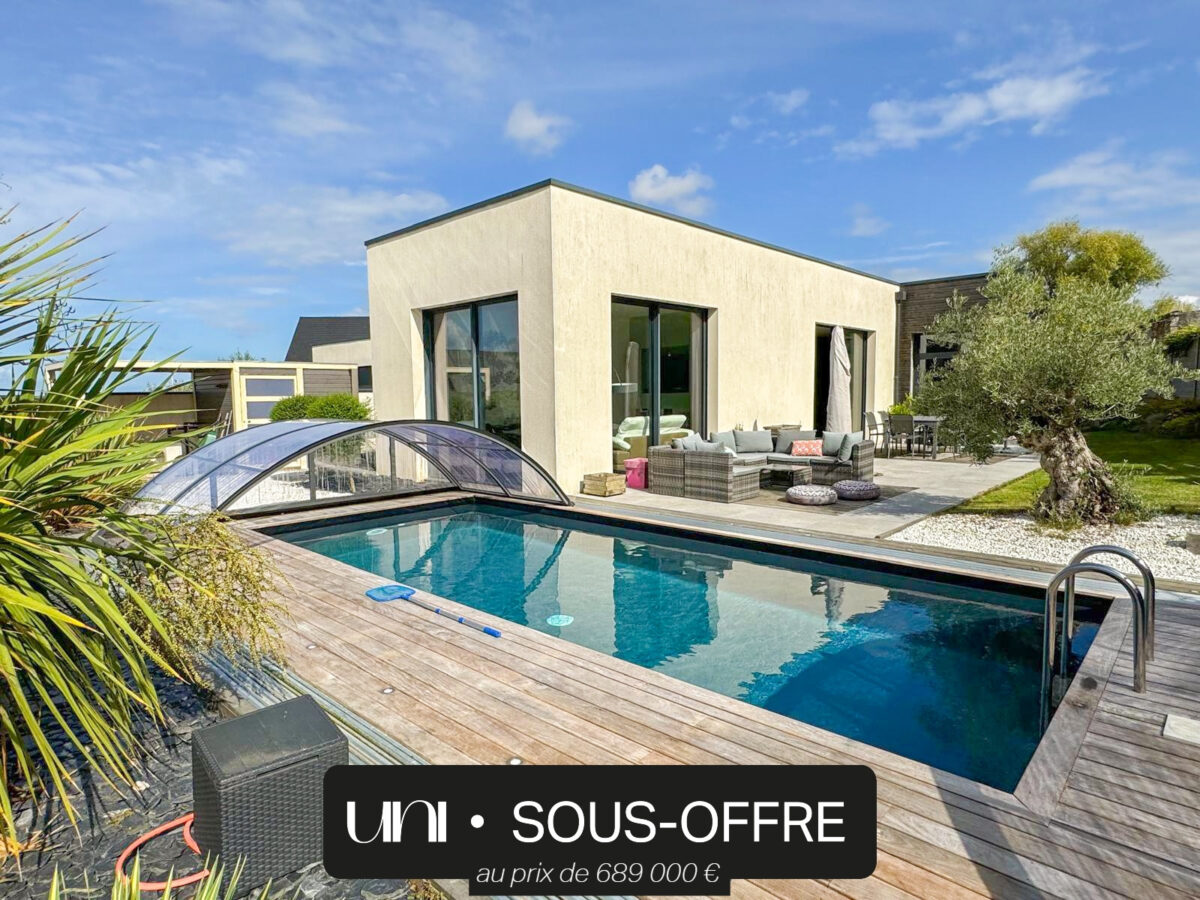 Maison T4 de 196 m2 sur terrain de 848 m2 - COLOMBY-ANGUERNY