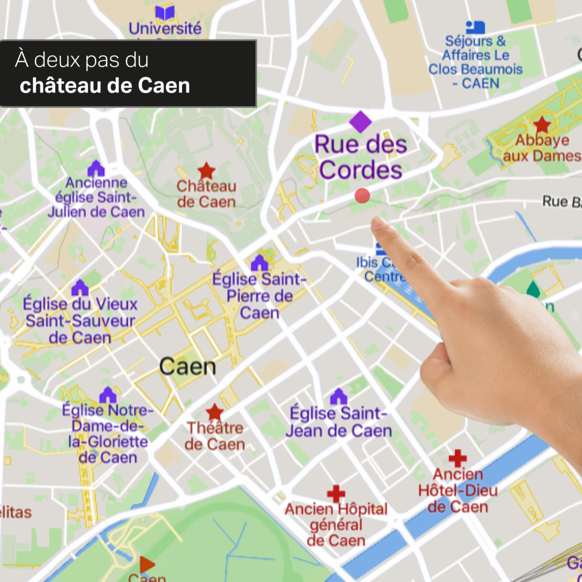 Appartement T3 70m2 - Caen centre