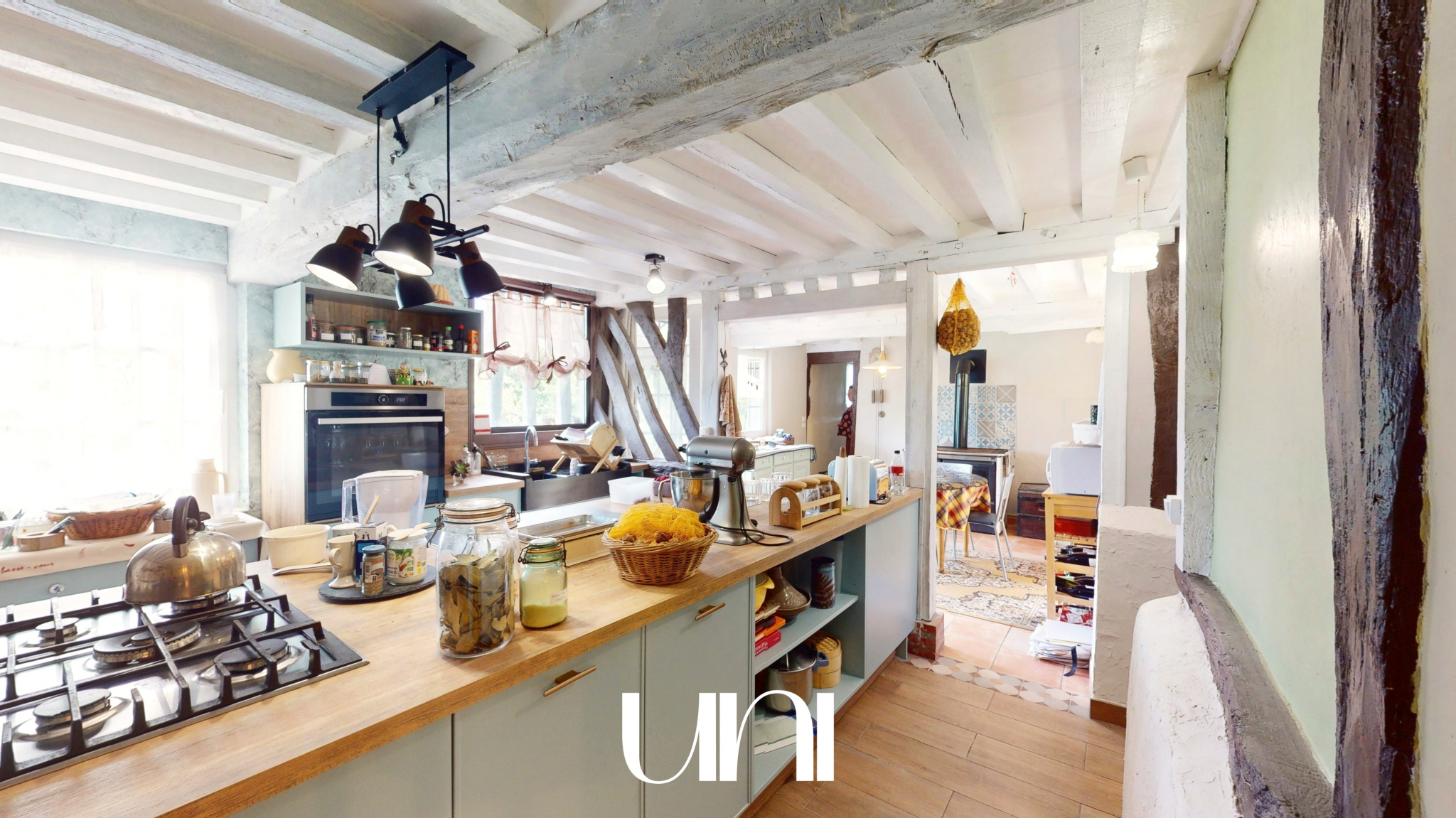 Maison normande T6 d'environ 90m2 sur terrain de 1.2 ha environ