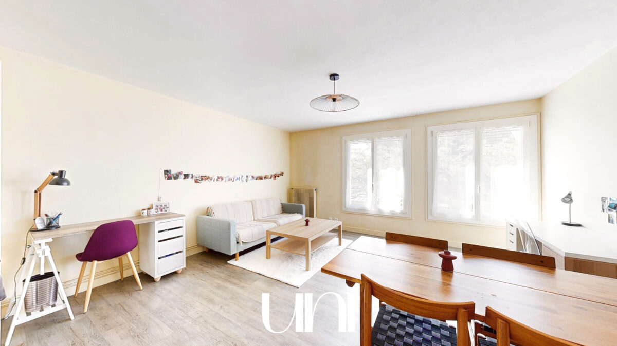 Appartement 3 pièces Vallée des Jardins - Université