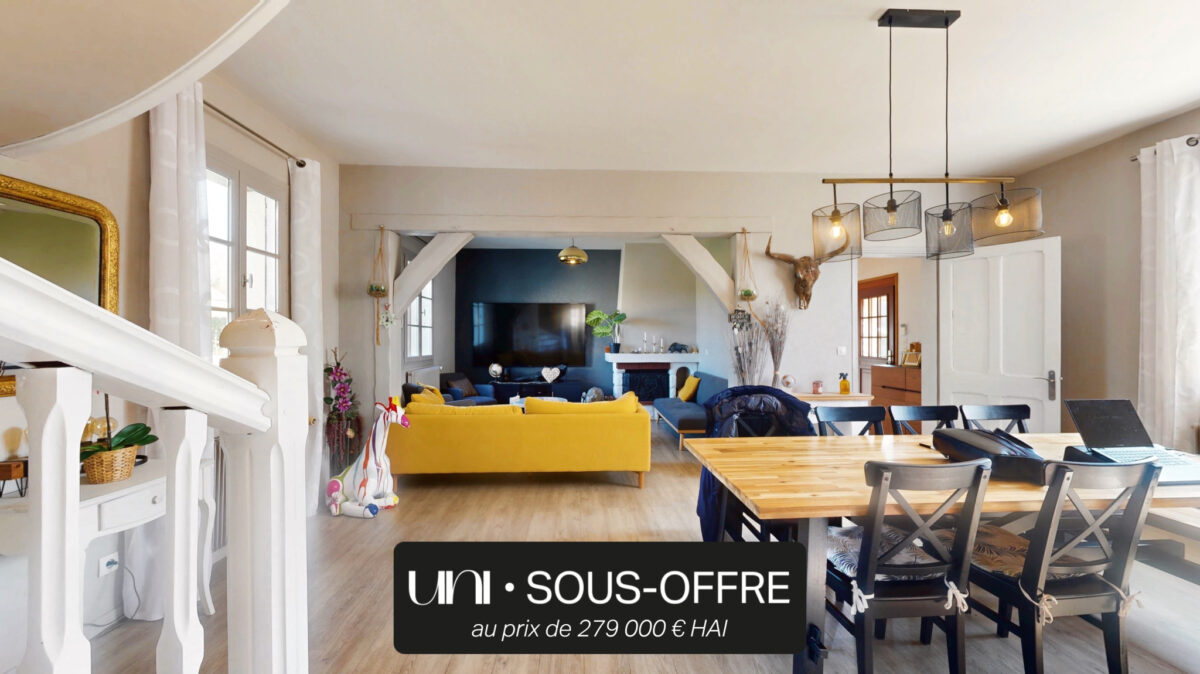 Charmante maison T6 de 153m2 sur terrain de 1509m2