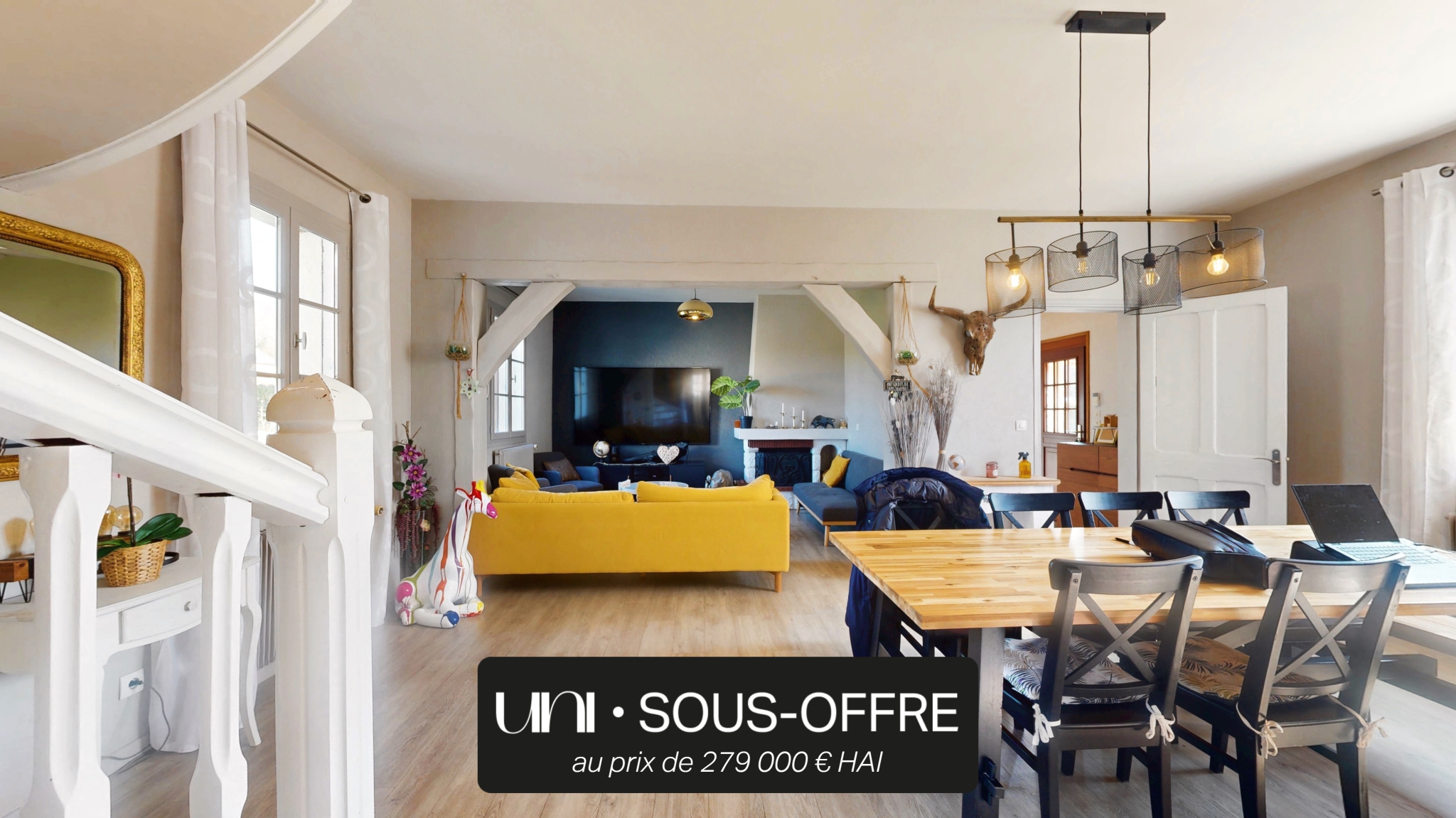 Charmante maison T6 de 153m2 sur terrain de 1509m2