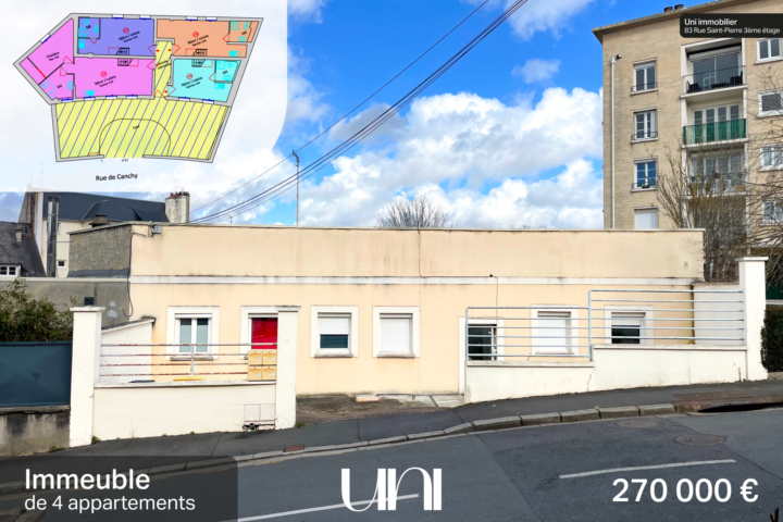 Immeuble de 4 appartements à Caen