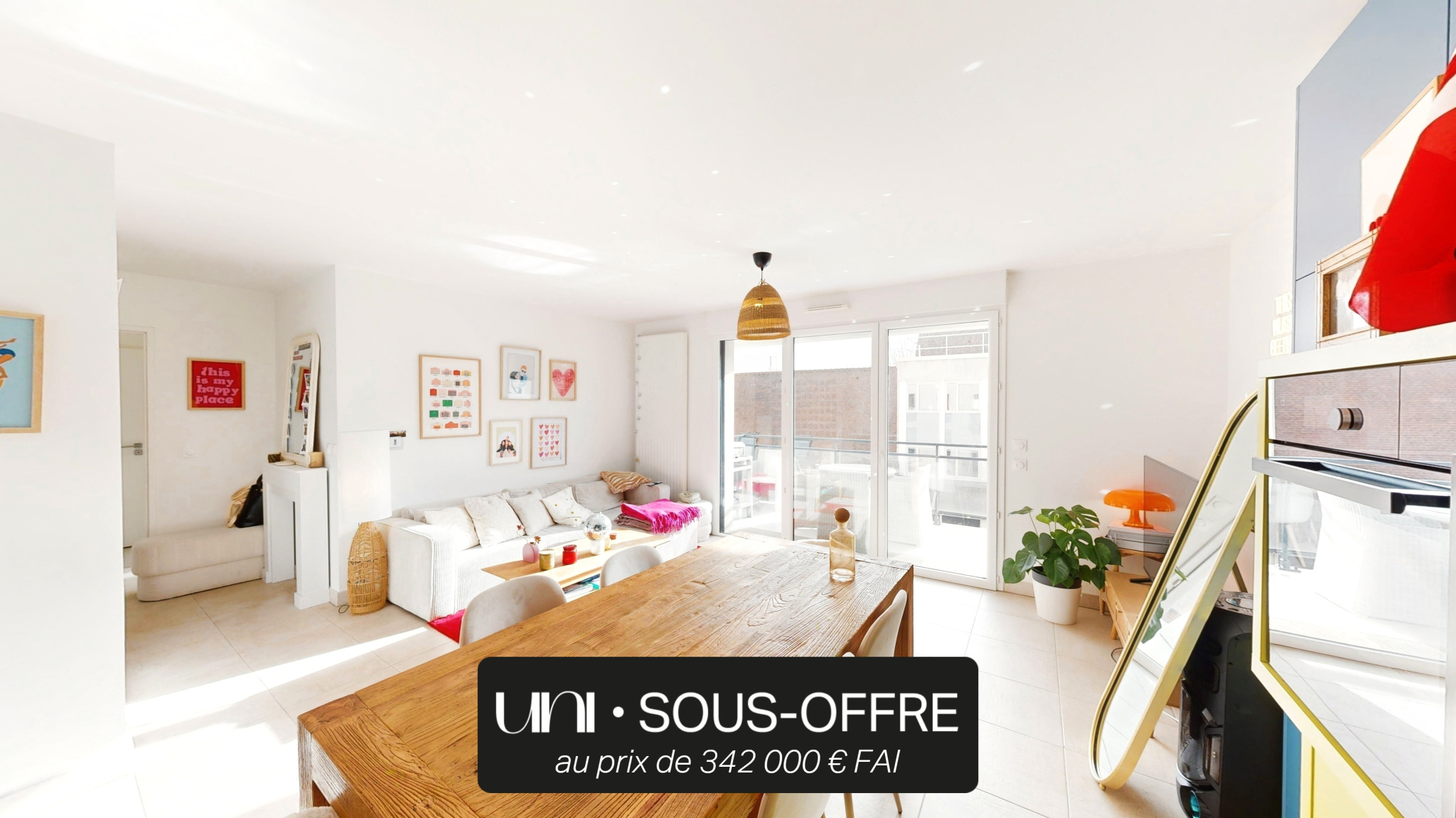 Appartement T4 de 62.35 m2 - CAEN