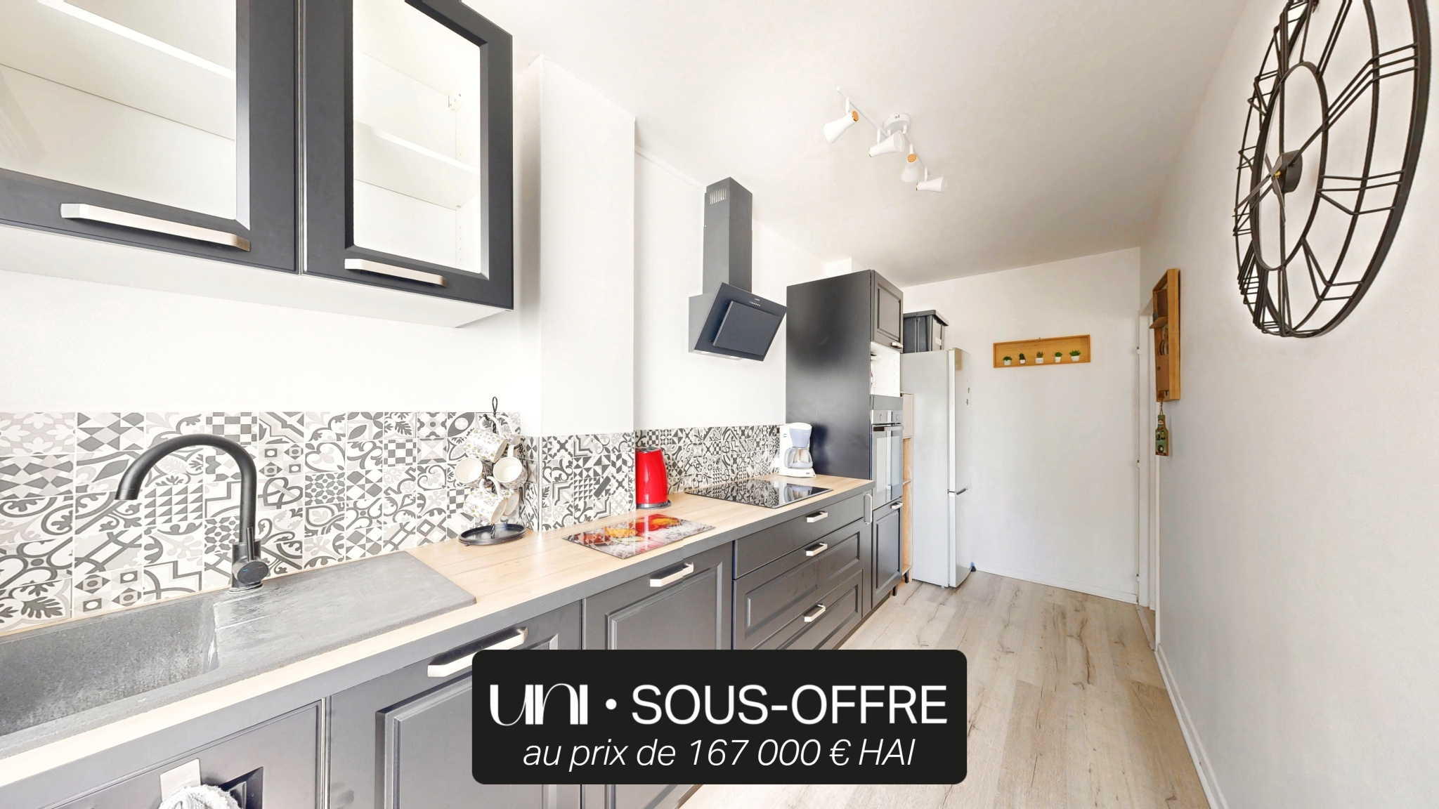 Appartement T2 de 63 m2 avec jardin