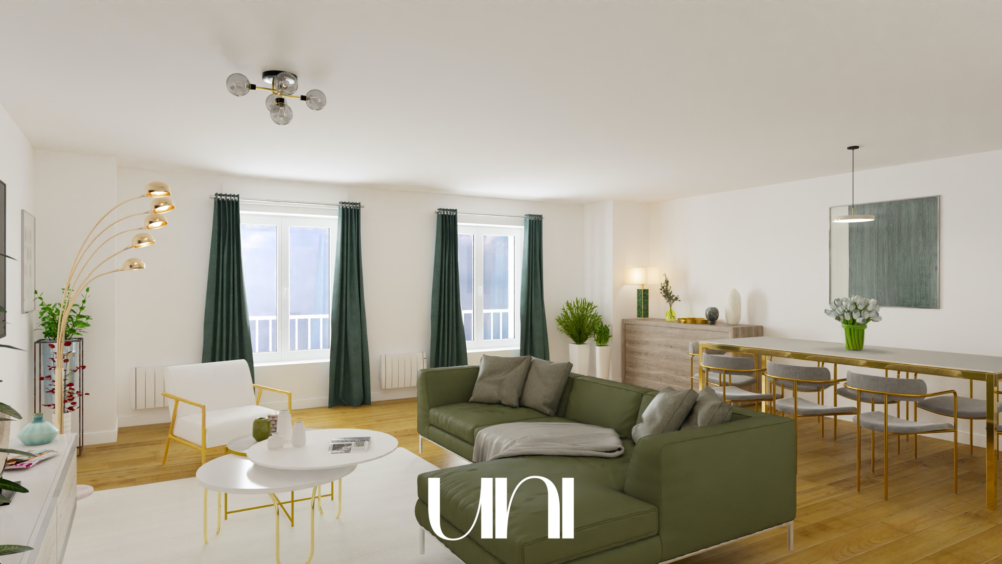 Appartement T3 60,37m2 - GAMBETTA