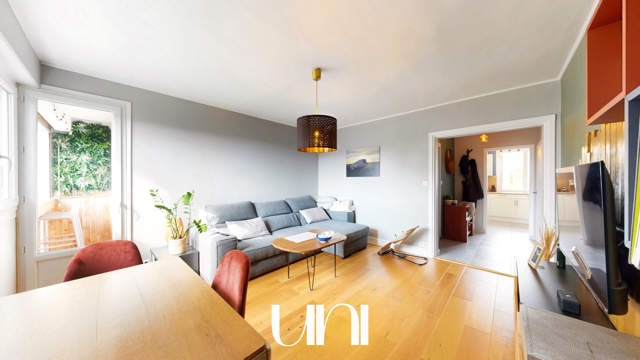 Appartement T3 de 60 m2 avec balcon