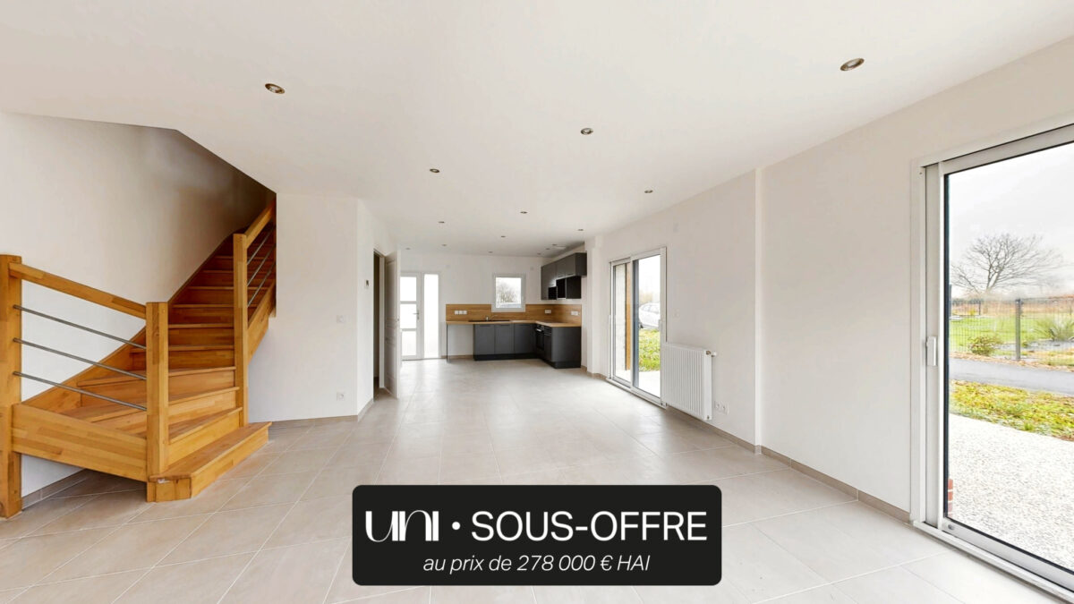 Maison T3 de 70m2 sur terrain de 200m2