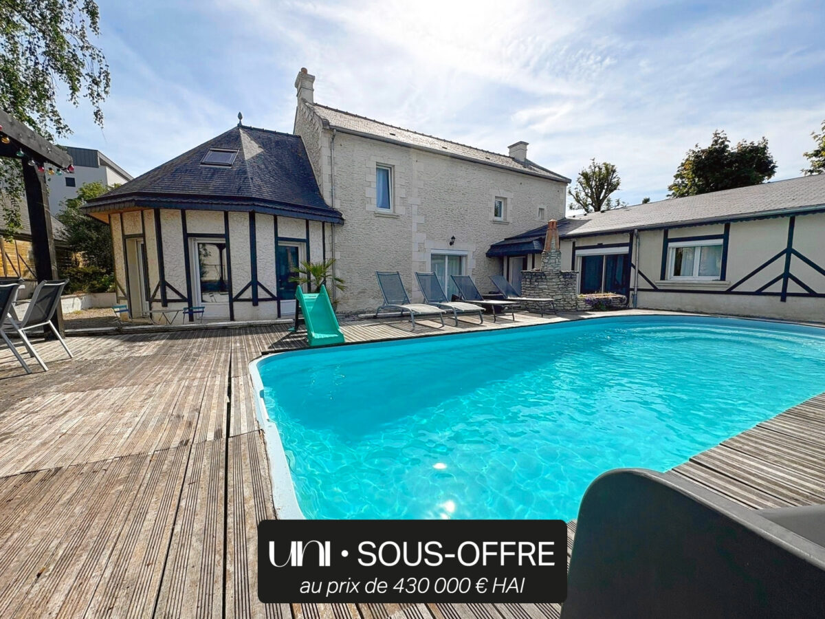 Maison T6 de 160 m2 avec piscine et dépendance à l'entrée de Caen !