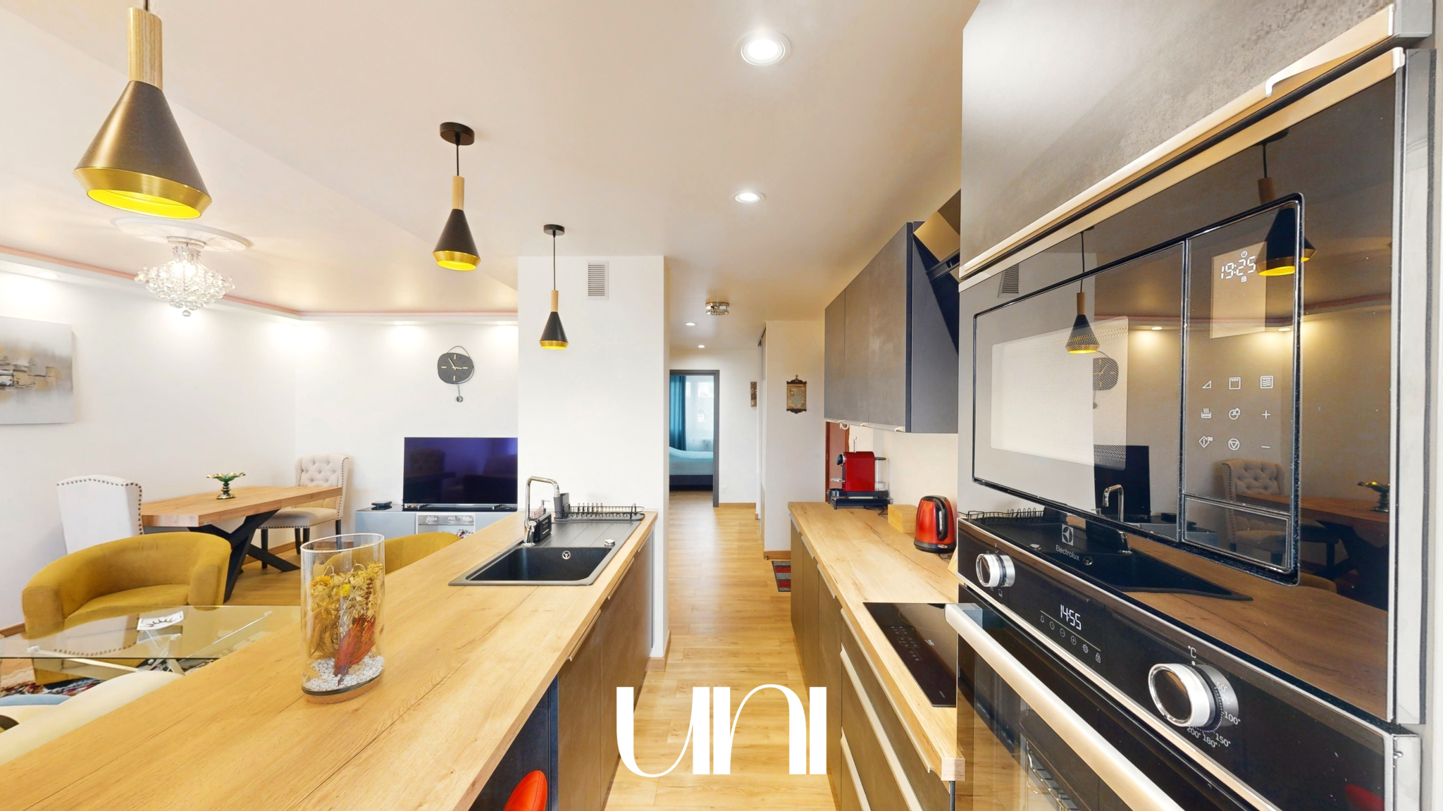 Appartement type T4 de 77.35m2 avec balcon, garage et cave à Caen