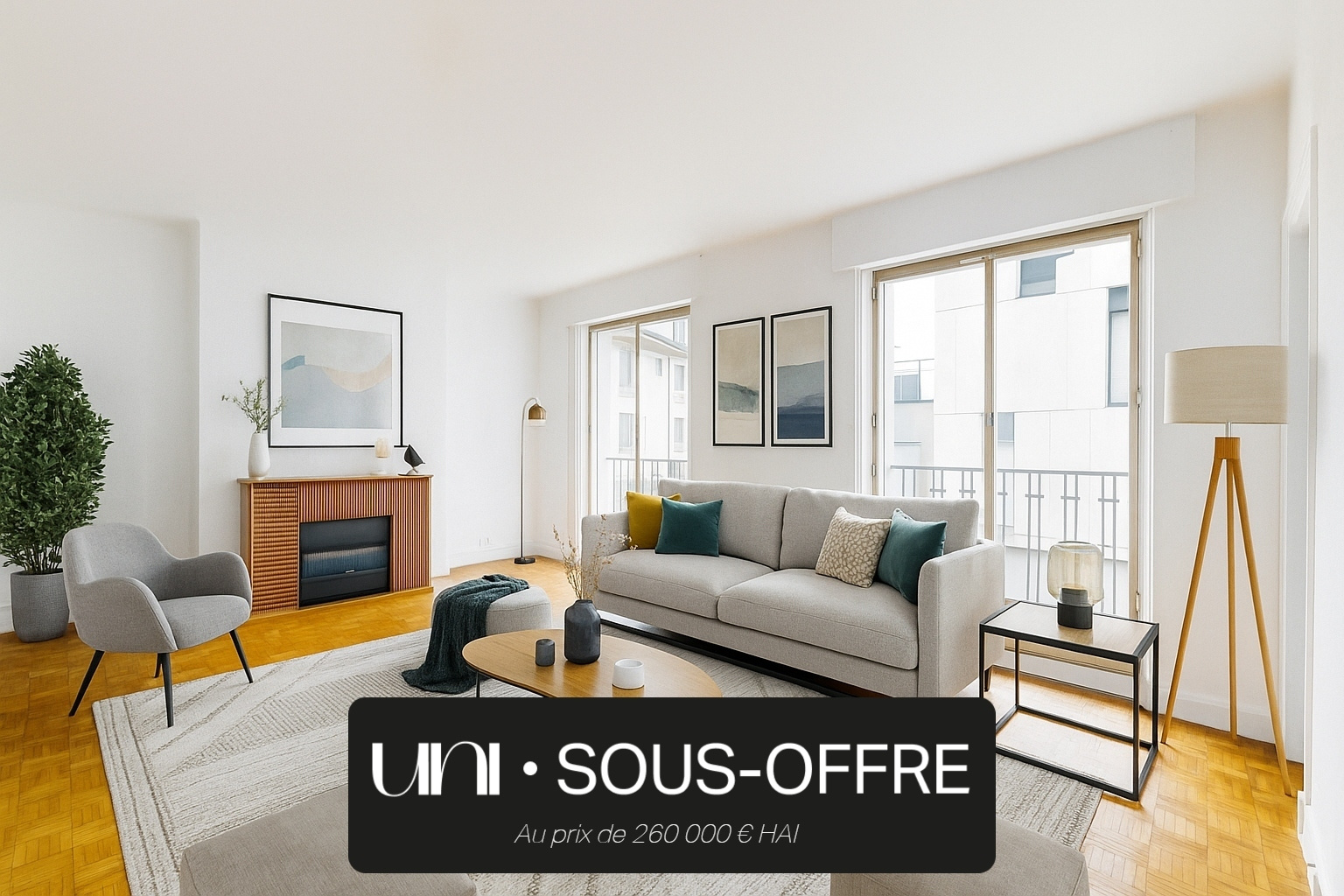 Appartement T4 - 96 m2 - CAEN Port