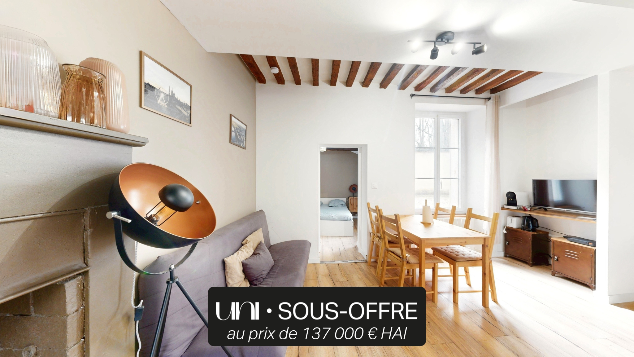 Magnifique appartement T2 de 30.32m2