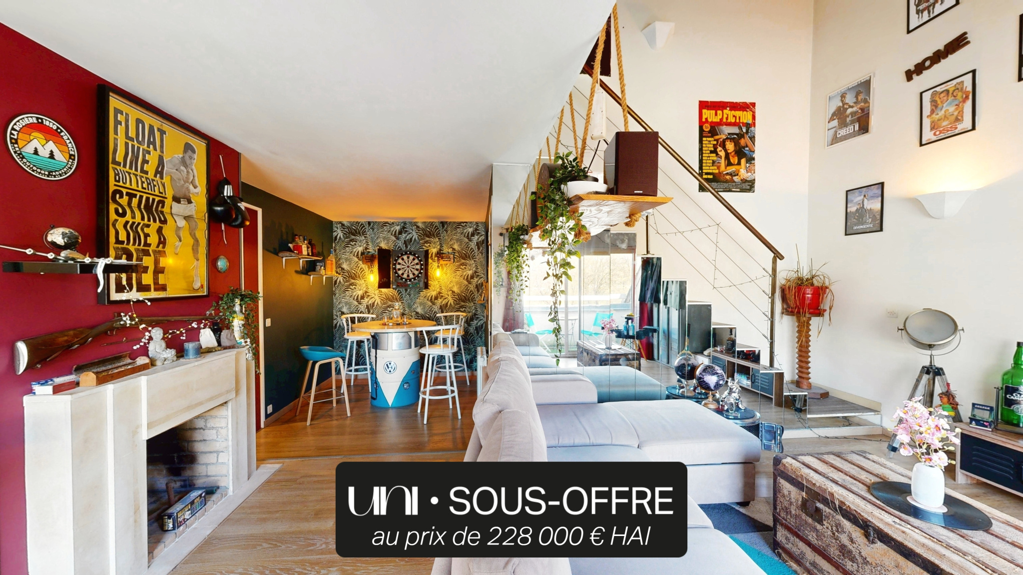 Superbe duplex T2 de 59m2