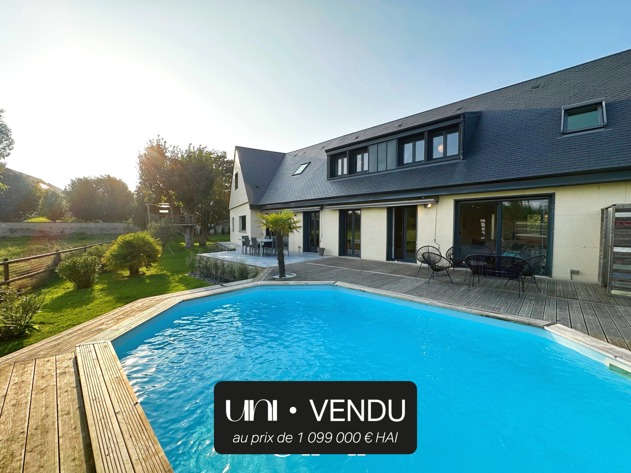 Maison T9 de 255 m2 sur terrain de 2766 m2 - OUISTREHAM